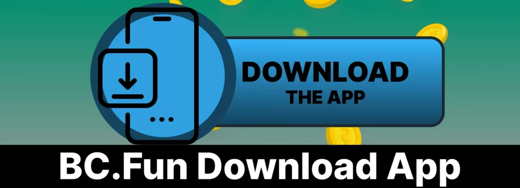 Instructions how to download the BC.Fun app